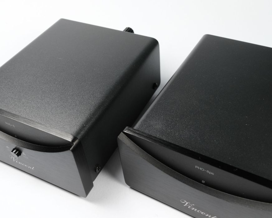 Vincent PHO-8, PHO-8S, phono preamp, MM/MC, фоно предусилвател, Hi-Fi, винил, грамофон, черен