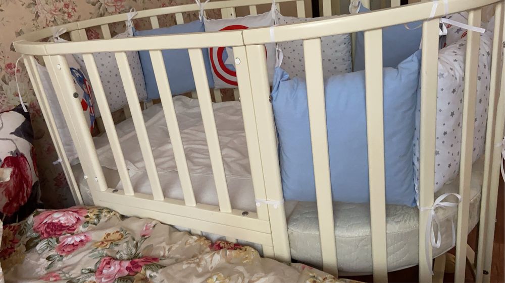 Кроватка 9в1 с ортапедическим матрасом