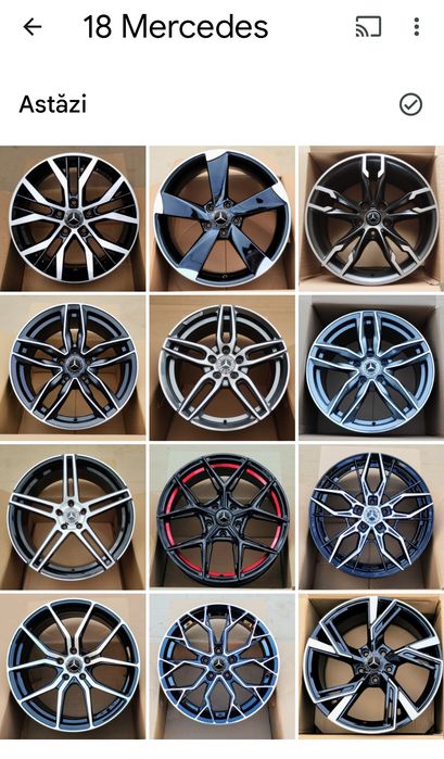 Jante 18   Mercedes AMG C-Klass E-Klass CLS CLA GLC GLA SLK Clasa S,