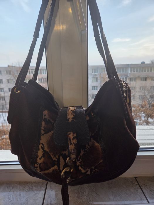 Geanta dama din piele naturala de antilopa