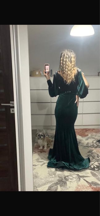 Rochie superba de  catifea