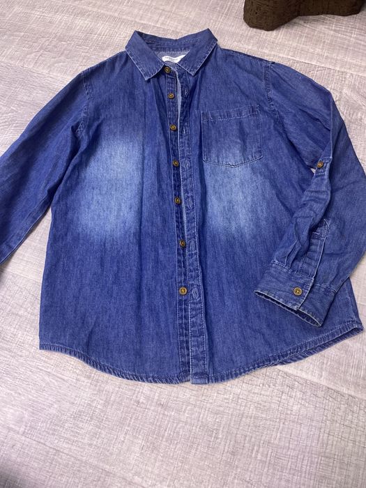 Детская джинсовая рубашка