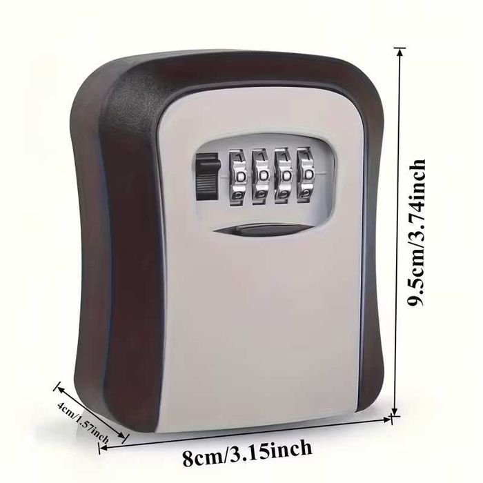 Casuta, Cutie, Mini seif de perete cu cifru