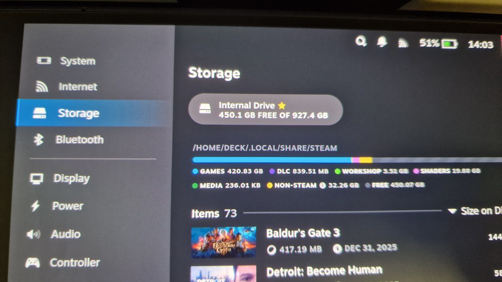 Steamdeck OLED 1tb