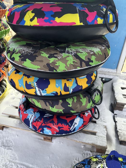 Тюбинг ватрушка пластик