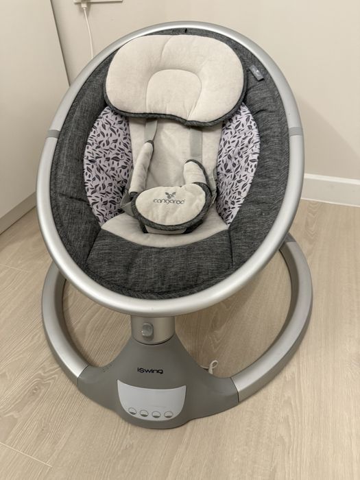 Електрическа люлка Cangaroo - iSwing, Силвър