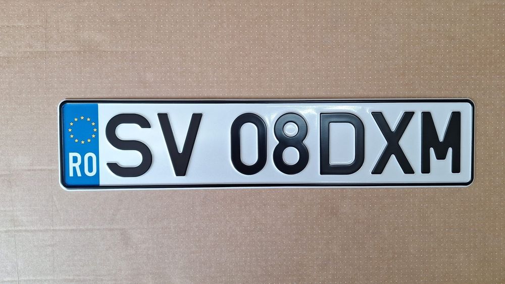 Placute auto numere auto personalizate ornamentale