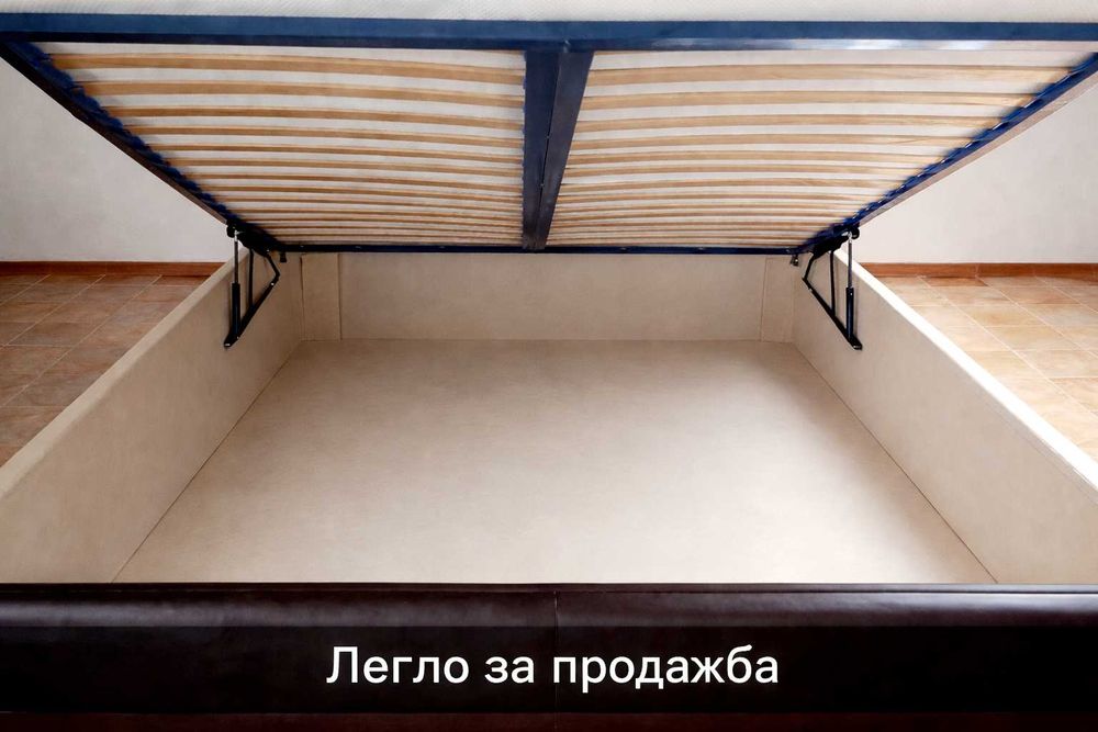 Легло с повдигащ механизъм 160/200 см + качествен матрак