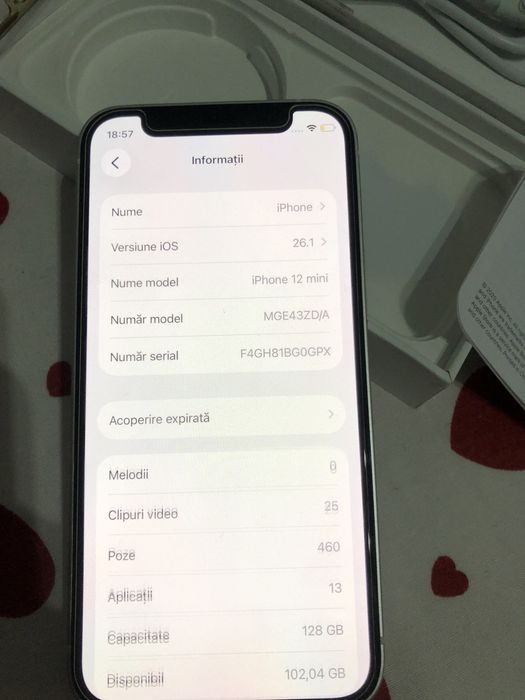 Iphone 12 mini ca nou 128 gb