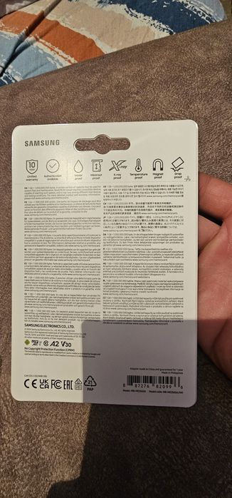 Новая Samsung evo 256g micro cd