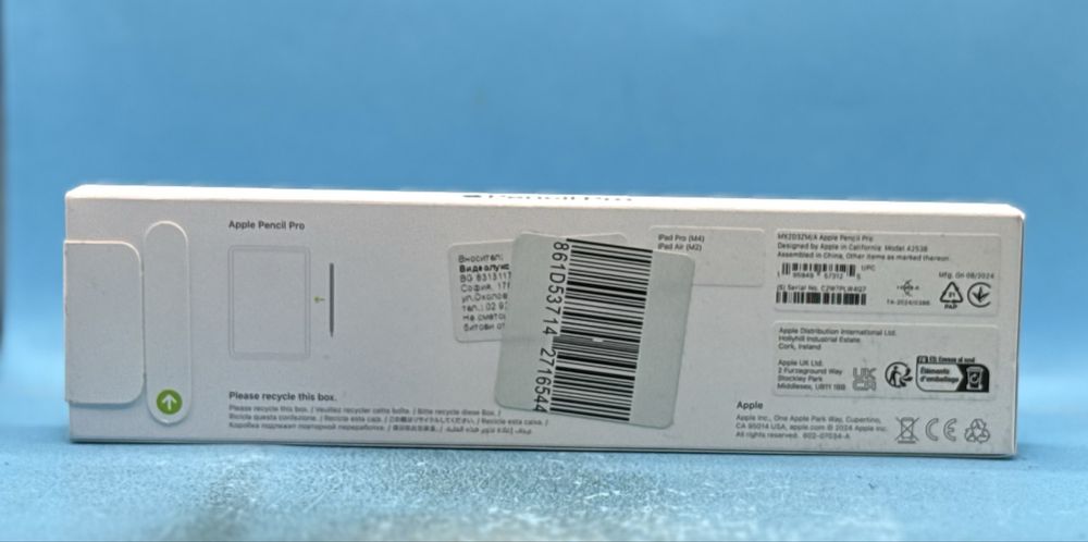 НОВО!!! Apple Pencil Pro (модел A2538)