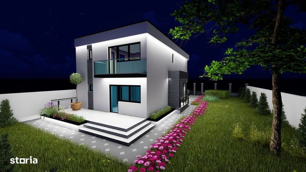 Casă nouă P+1 Sat Costi, 160 mp utili 480 mp teren Finisaje la alegere