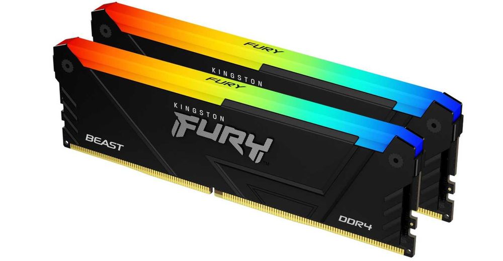 Kingston FURY Beast Black RGB 32GB (2x16GB) DDR4 3200MHz CL16