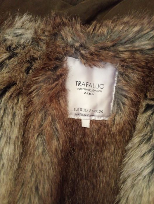 Jeaca de la ZARA cu blana pe interiorana pe