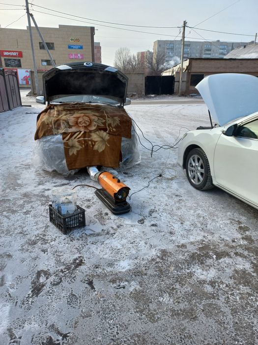 Отогрев авто  прикурка акб