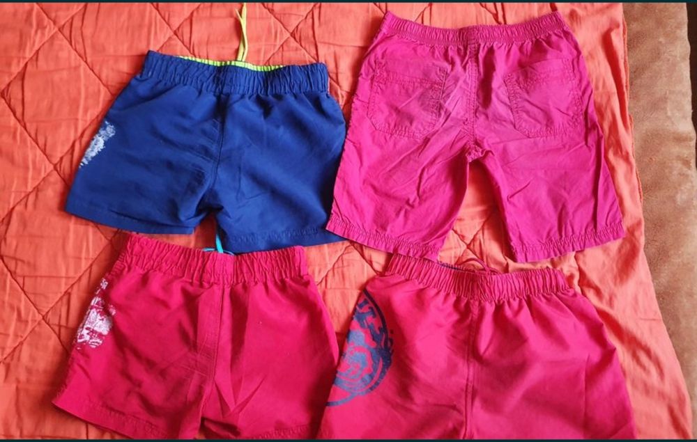 Lot Pantaloni scurti/bermude baiat 4-5 ani,  7 buc ca noi, de calitate