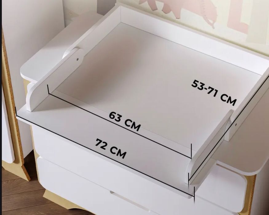 Пеленальная доска для комода