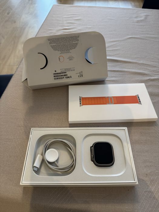 Vand Apple Watch Ultra Titanium Orange Alpine Loop