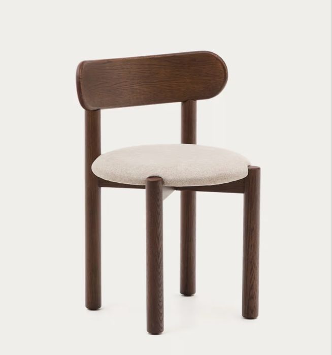 Kave Home 4 броя трапезни столове дърво