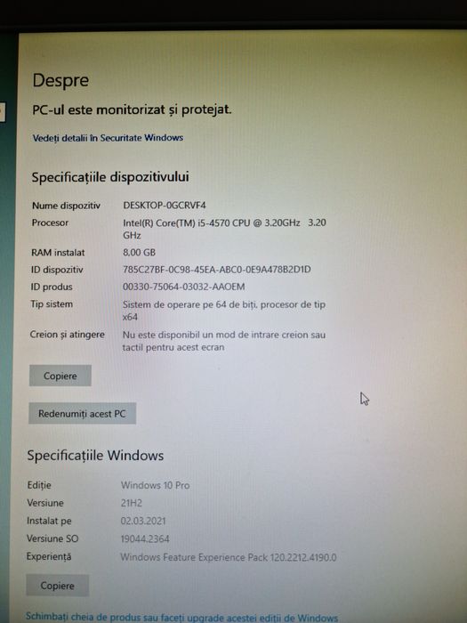 PC Desktop Dell Intel I5