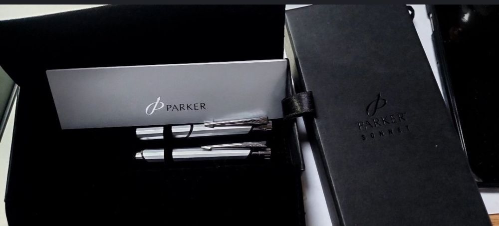 Set stilou +pix mecanic PARKER FACET SILVER MATTE