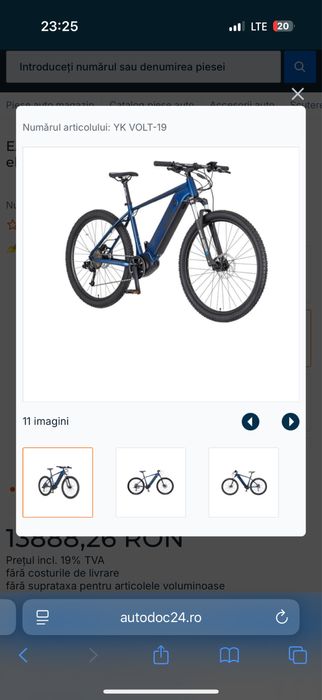 EASYBIKE VOLT YK VOLT-19 Bicicletă electrică