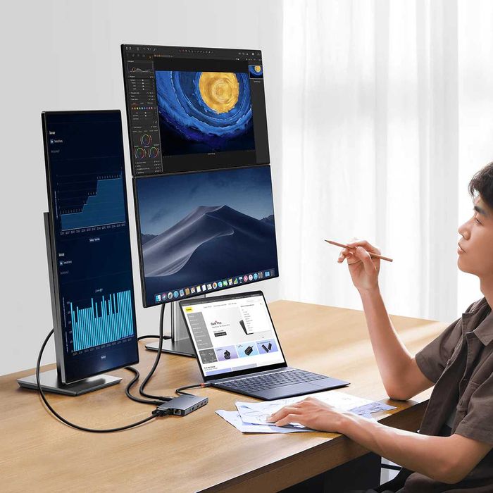 Baseus 13-in-1 — Мультифункциональная Док-Станция 8К. Есть доставка