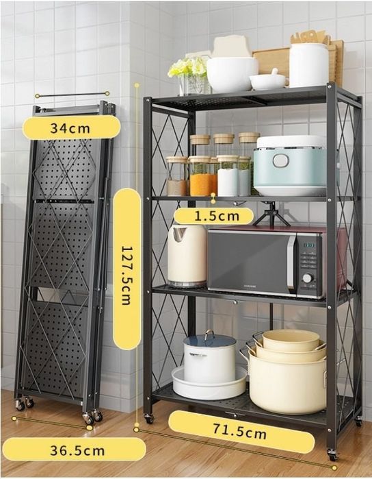 Этажерка для кухни и не только Из железо Легко собрать и убирать