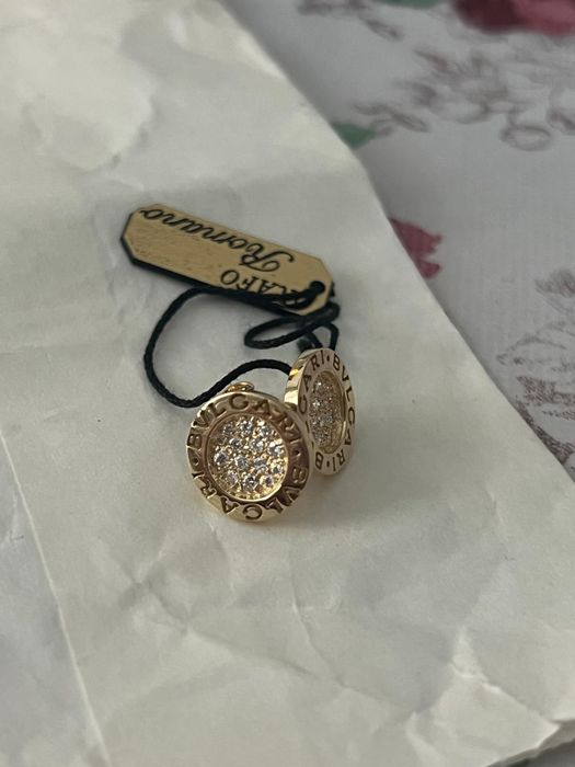 Cercei Bvlgari Aur 18K cu diamante