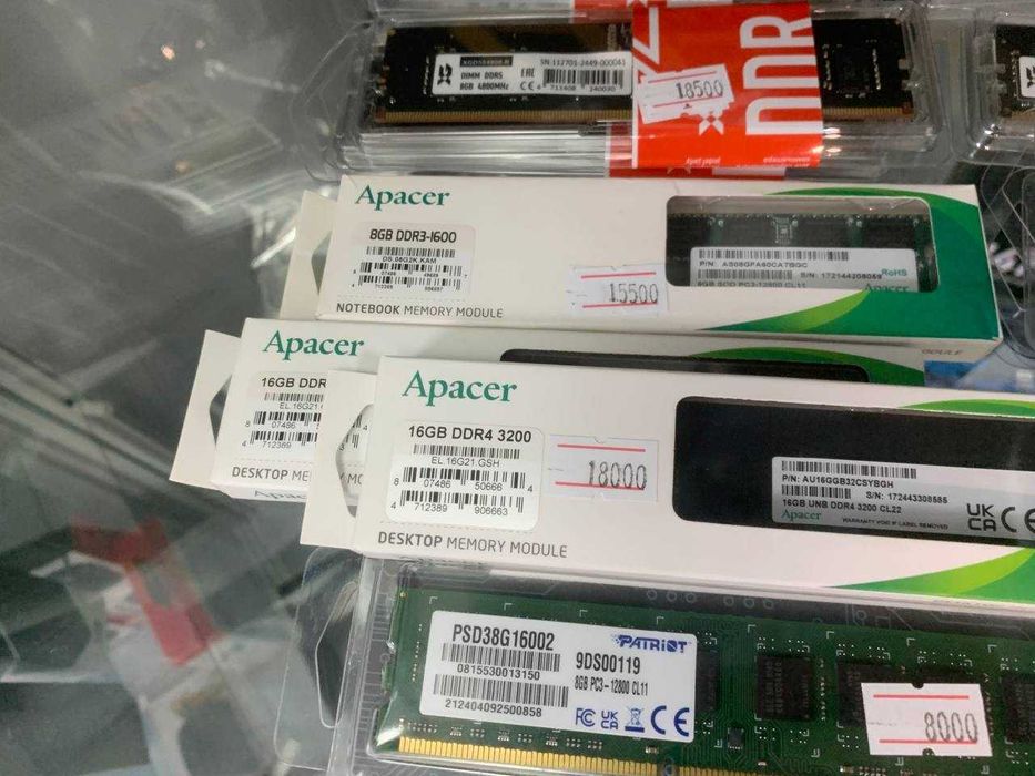 Оперативная память ОЗУ DDR4-DDR5