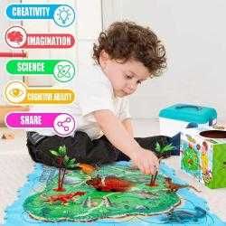 Интерактивен орбитален пъзел с динозавър за деца на възраст 3-12 г