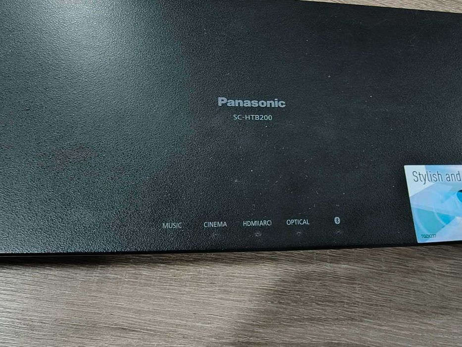 Soundbar Panasonic SC-HTB200EGK, 80 W, Bluetooth, H.Bass