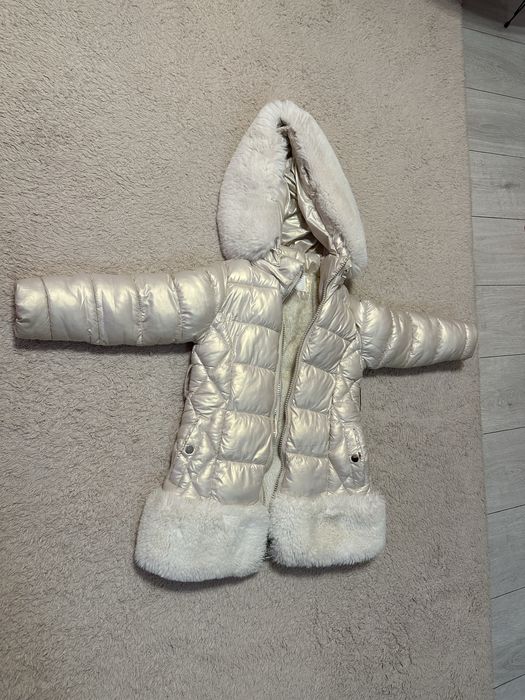 зимно пухено палто