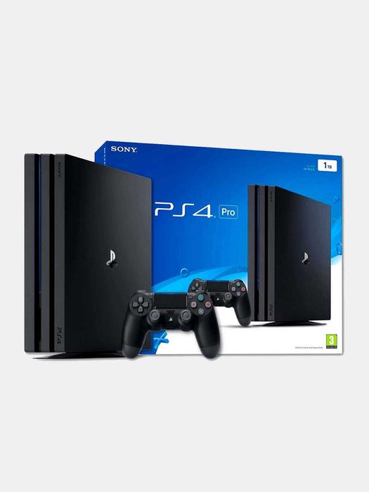 Playstation 4 PRO va PS4 Slim o'yinlar bilan + geympadlar
