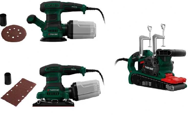 Slefuitor orbital, oscilant, rotativ Parkside 3 modele noi  + altele