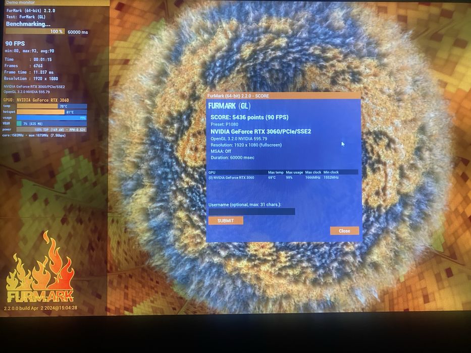 Компьютер игровой 3060 и 12400f