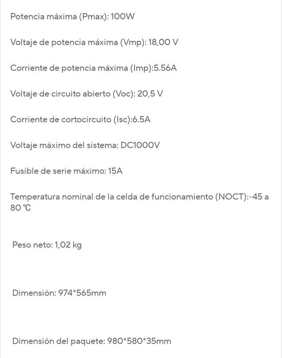 Гъвкави соларни панели 100W