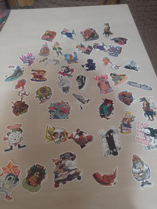 Vans   стикери лепящти