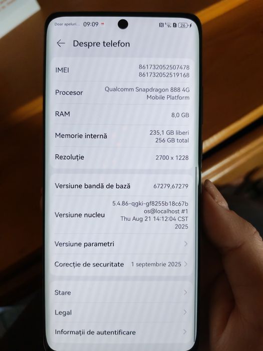 Vând Huawei p50 pro  în stare impecabilă