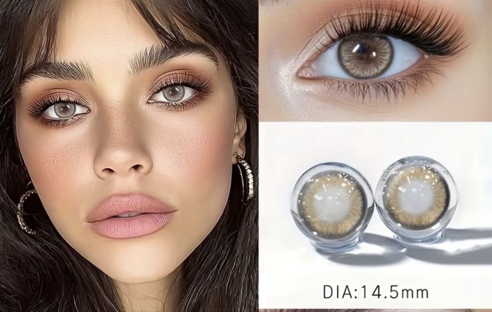Едногодишни цветни лещи без диоптър 16€