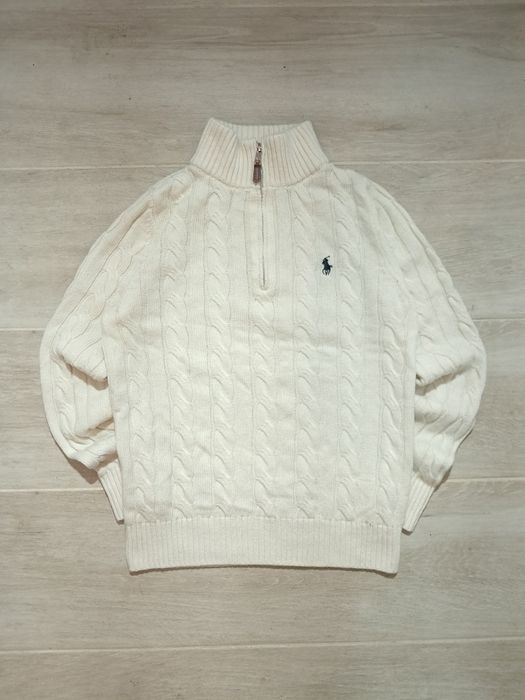Pulover Polo Ralph Lauren Cable-Knit Quarter-Zip