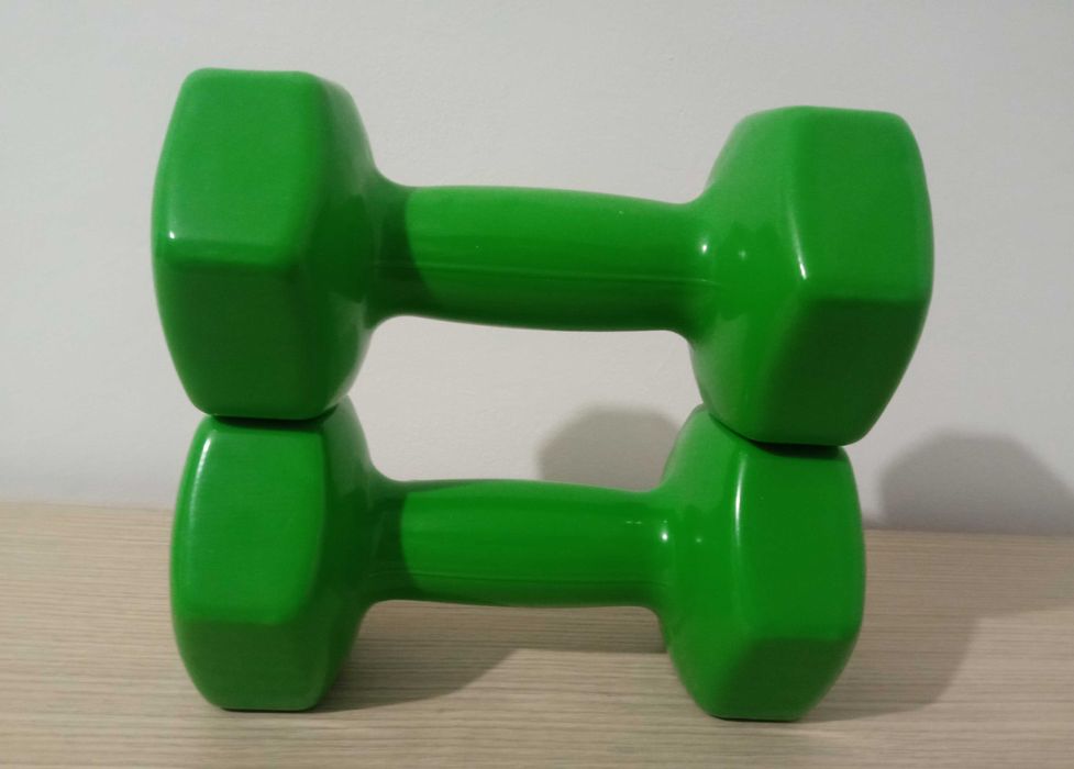 gantere greutati pereche 20 kg kit hexagonale sport fitness muschi