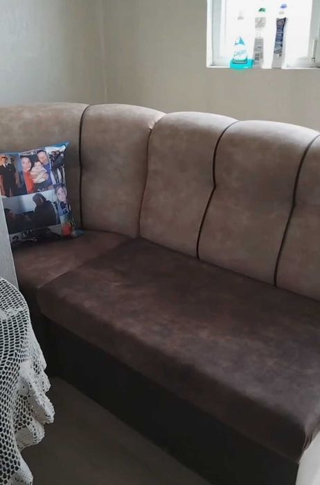 Ъглов диван с функция сън