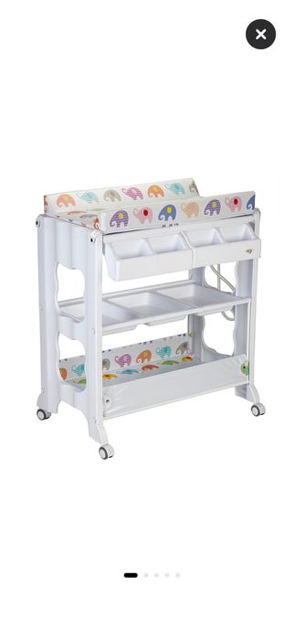 Masa Mappy Smart 2 in 1, pentru infasat bebelusi, cu cadita inclusa