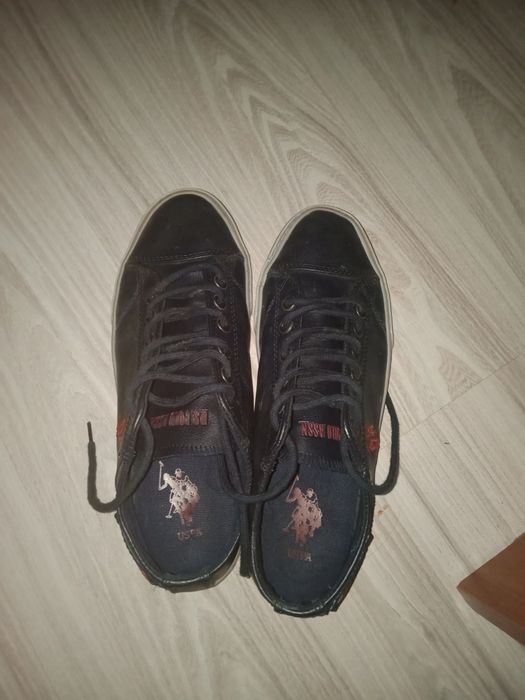 U.S. Polo Assn кеды, кожанные