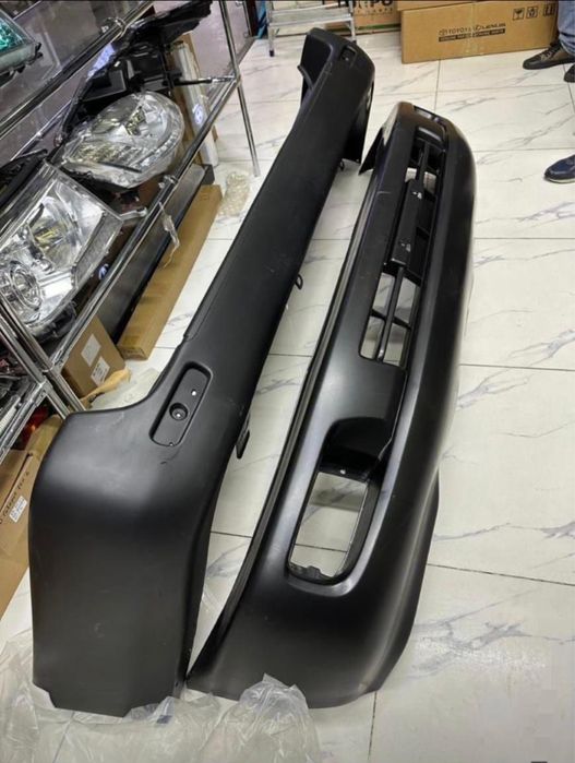 Бампер задний на Land Cruiser 100