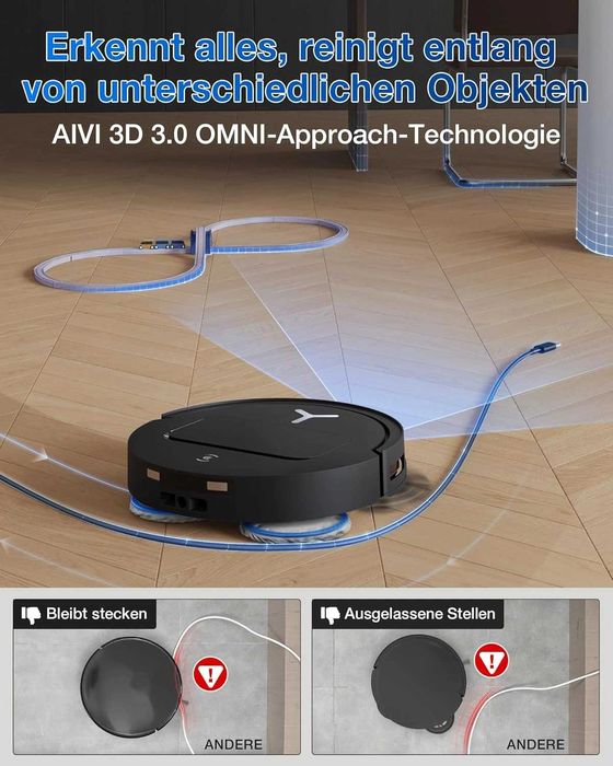 Прахосмукачка робот Ecovacs Deebot T50 Omni Gen2  21.000Pa всмукателна мощност