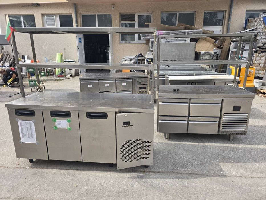 Хладилни маси с чекмеджета2000лв за брой,с 6 броя