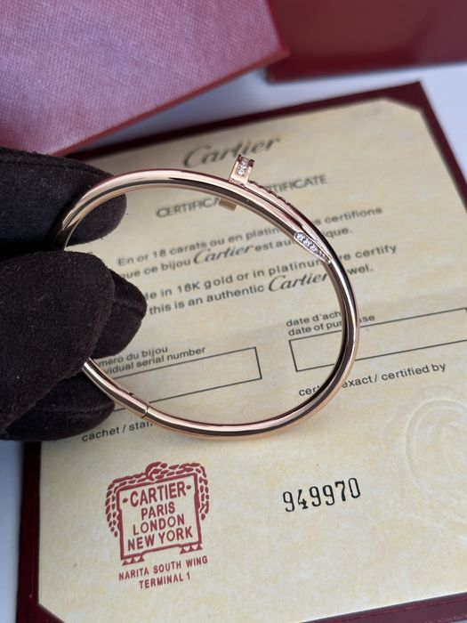 Brățară Cartier Juste un Clou 19 Rose Gold 750 Diamond cu Cutie