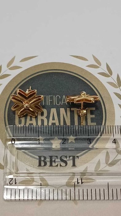 (Ag24) Cercei aur 18K 3.67gr B44803.1- Garantie 2 ani!